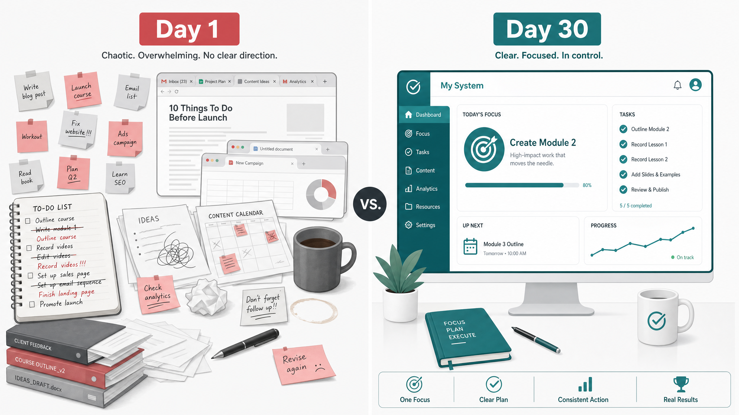 Before vs After Diagram